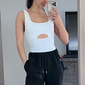 Abercrombie & Fitch white body suit size XS NEW WITH TAGS